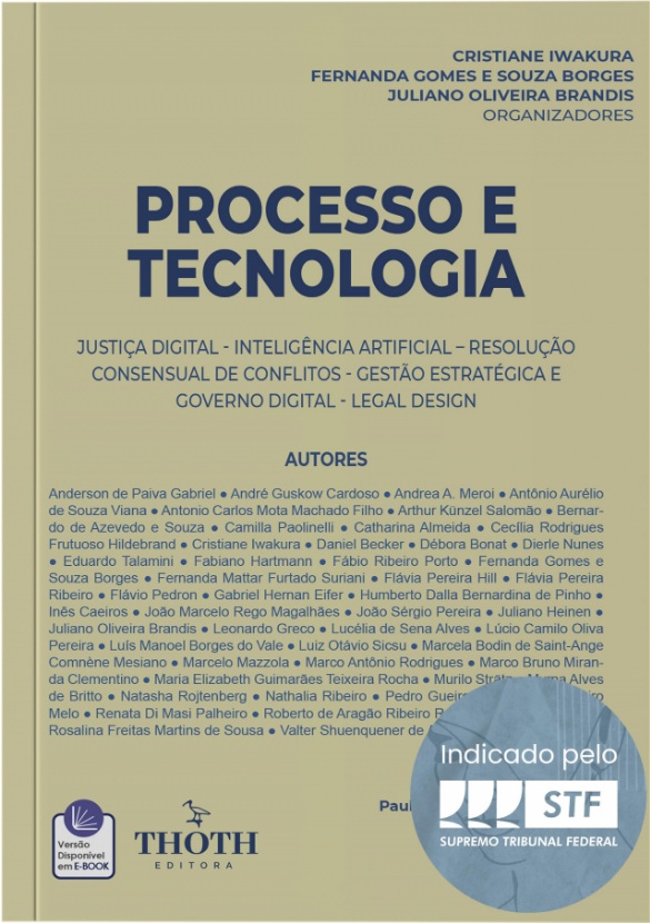 Capa do livro Processo e Tecnologia